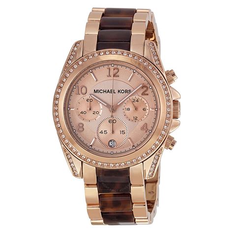 michael kors uhren rosegold leder|Michael Kors watches.